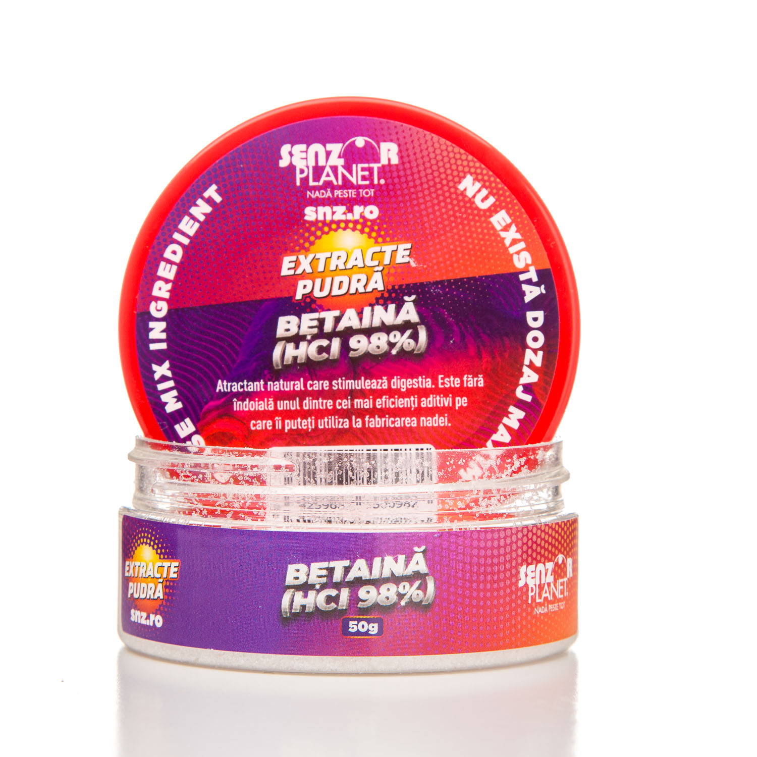 Aditiv pudră Senzor Planet Betaină (HCl 98%), 50g