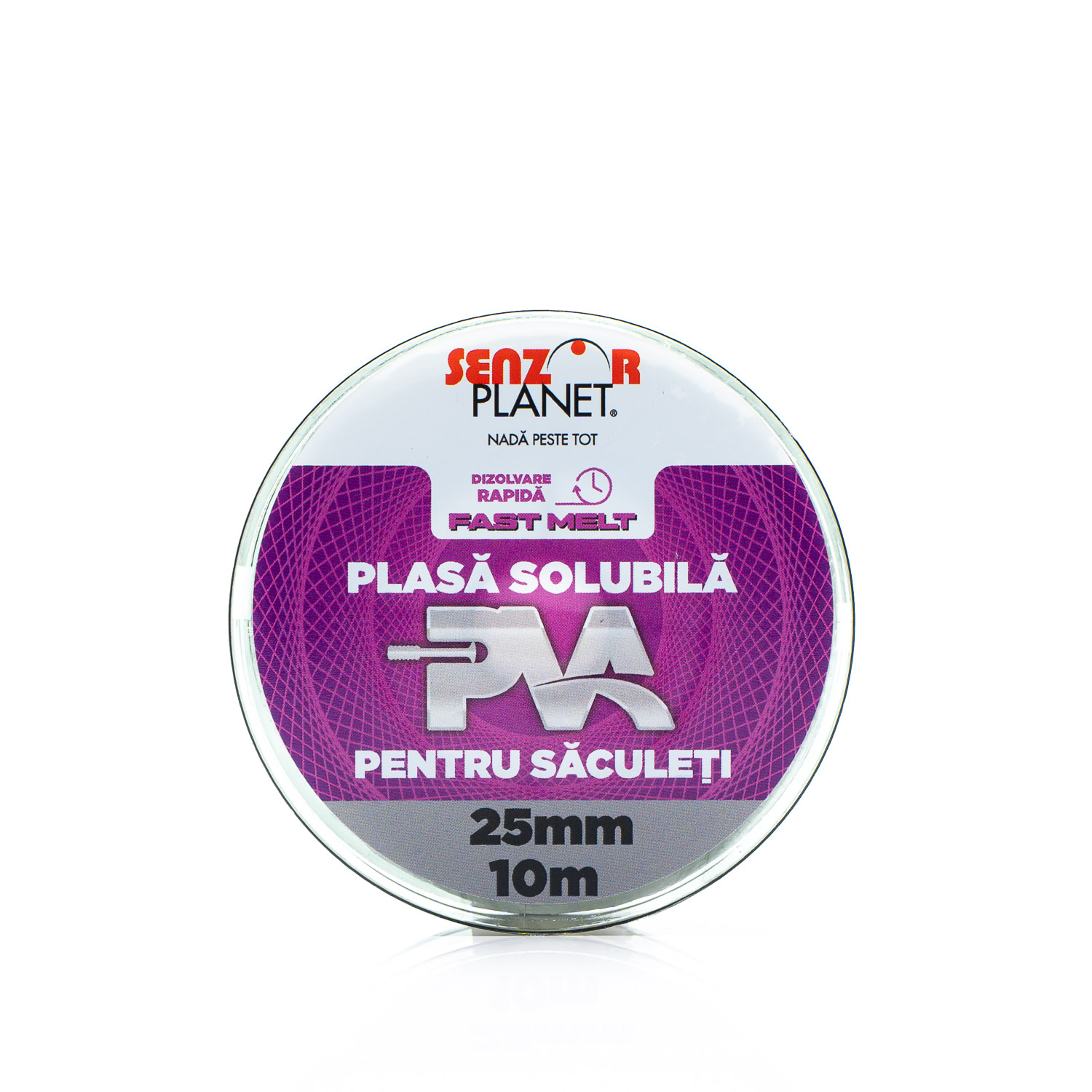 Rezervă plasă solubilă pentru săculeți Senzor Planet PVA 25mm, 10m