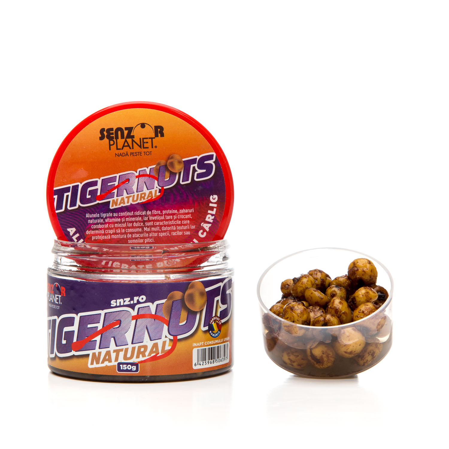 Alune tigrate Senzor Planet Tigernuts, Natural, 150g