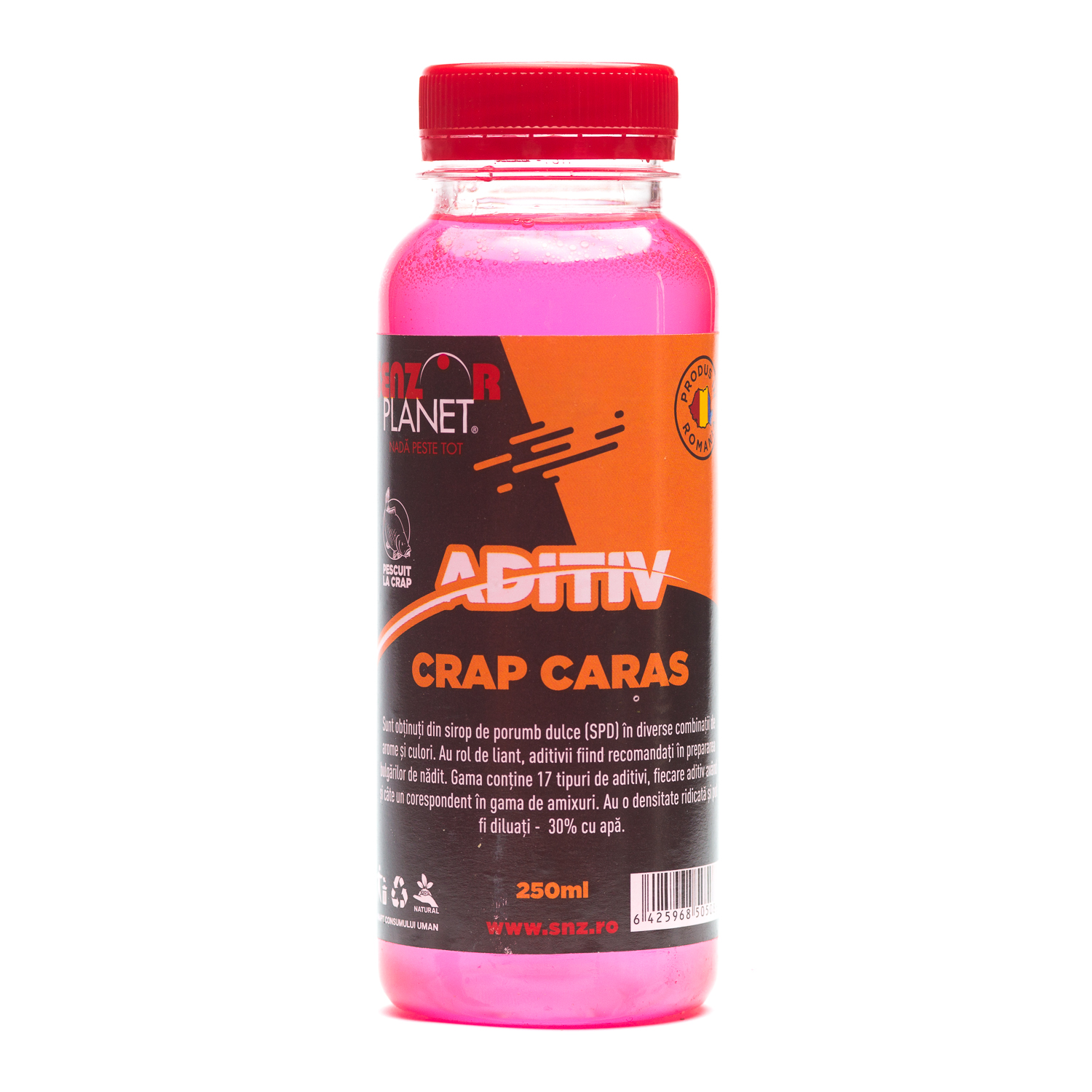 Aditiv lichid Senzor Planet, Crap-Caras, 250ml