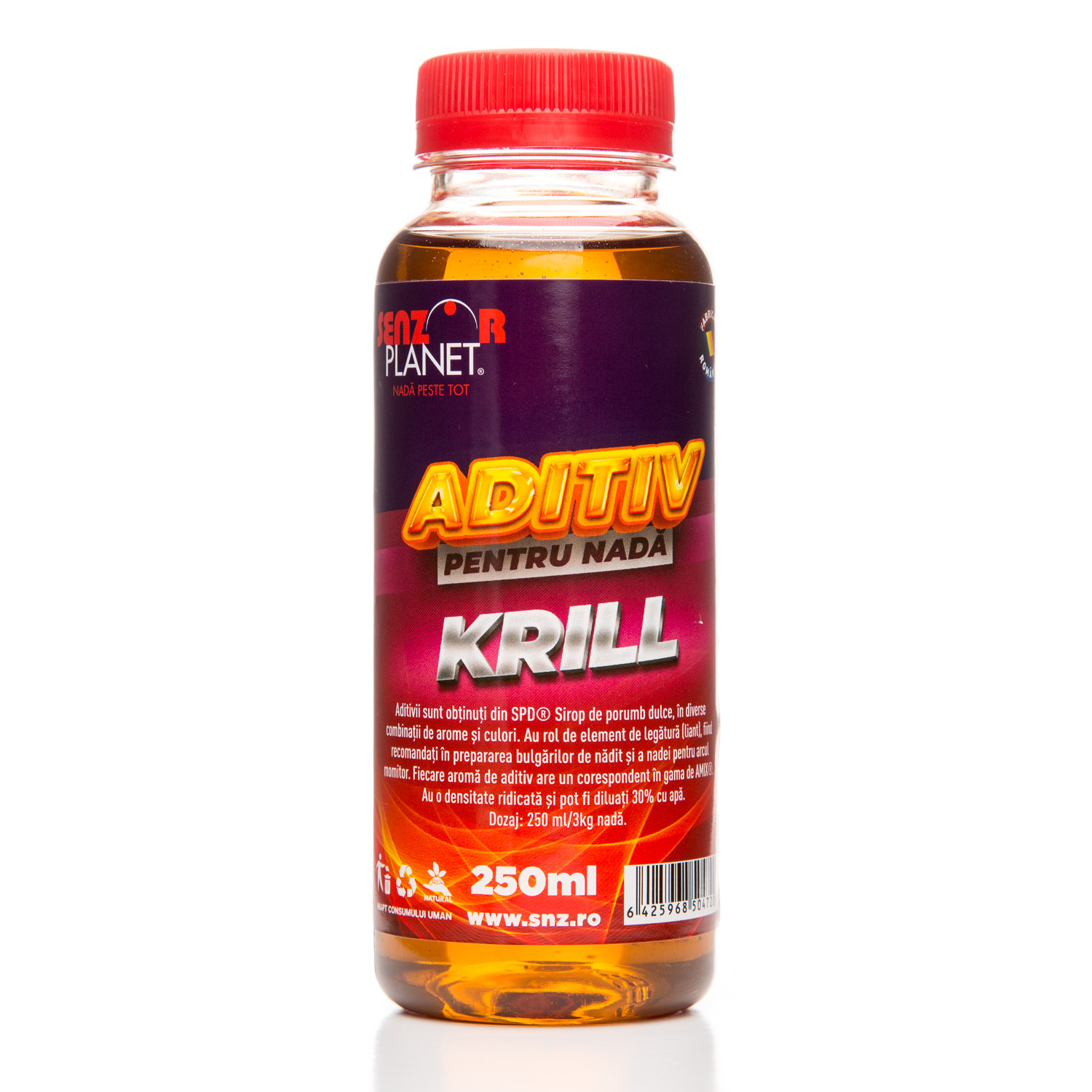 Aditiv lichid Senzor Planet, Krill, 250ml