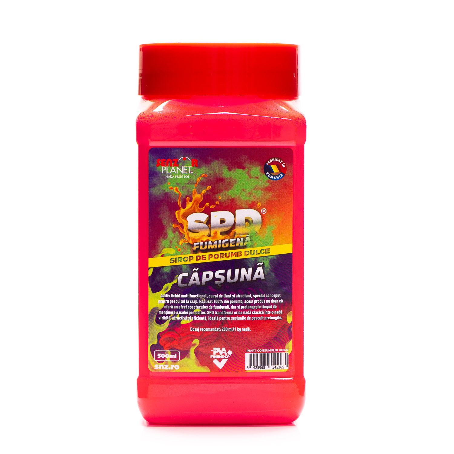 Aditiv Senzor Planet SPD Fumigenă, Căpșună, 500ml