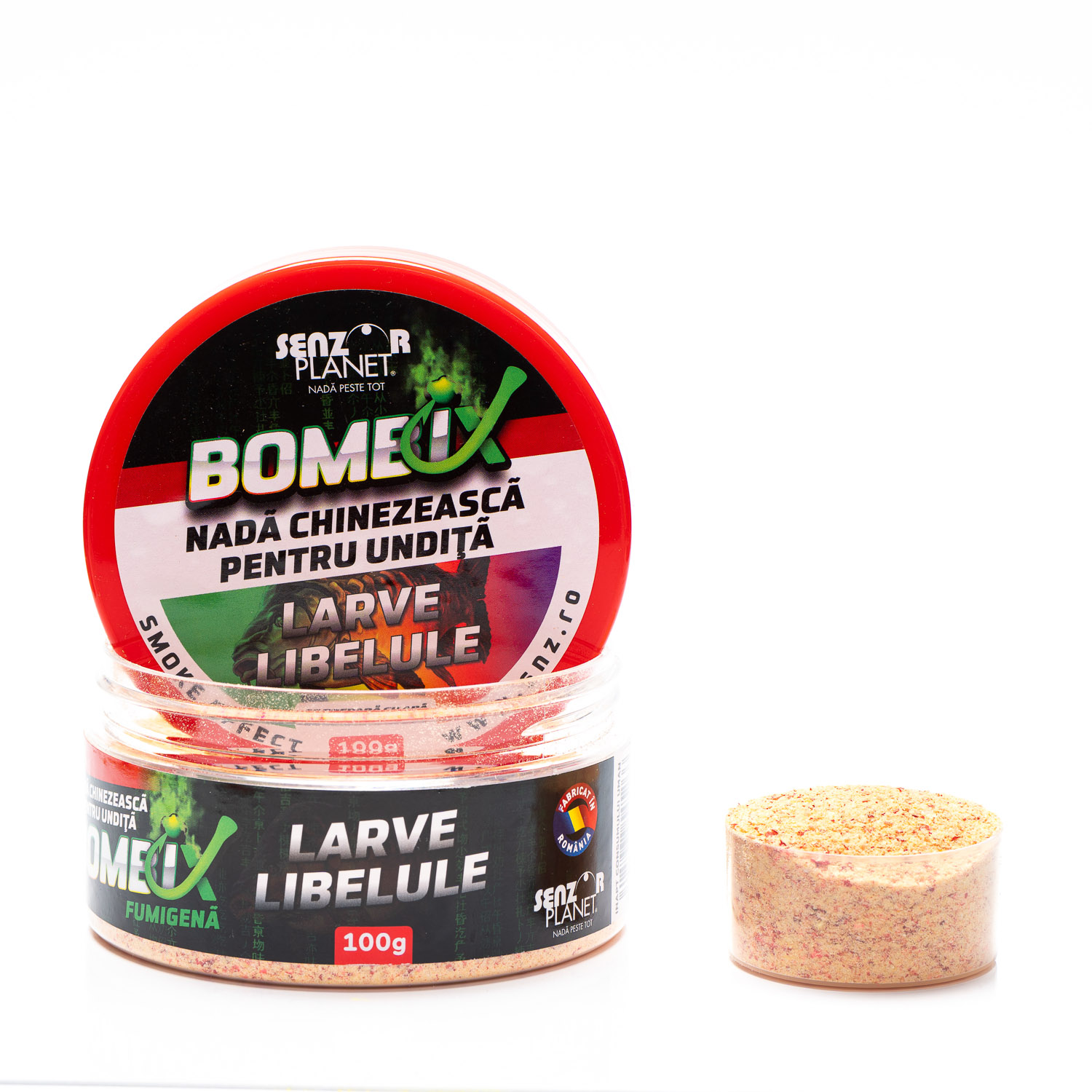 Nadă chinezească pentru undiță Senzor Planet BOMBIX, Fumigenă, Larve de libelule, 100g