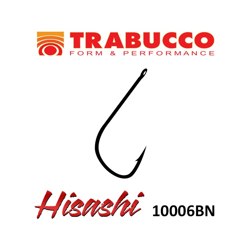 Cârlige Trabucco Hisashi 10006BN, Nr.10, 15buc/plic