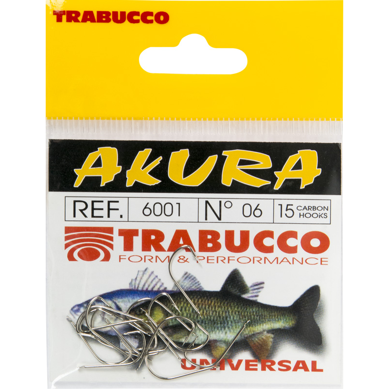 Cârlige Trabucco Akura 6001, Nr.4, 15buc/plic
