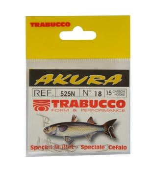 Cârlige Trabucco Akura 525N, Nr.10, 15buc/plic