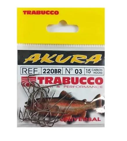 Cârlige Trabucco Akura 220BR, Nr.1, 15buc/plic