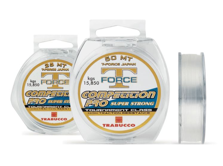 Fir monofilament Trabucco T-Force Competition Pro, Transparent, 0.25mm/8.40kg/25m