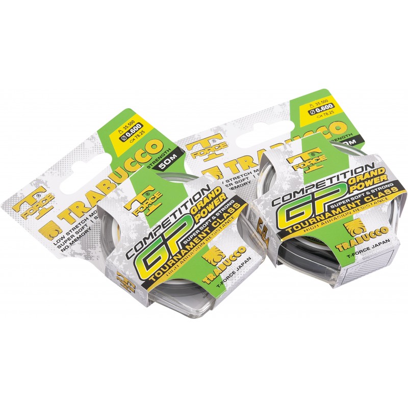 Fir monofilament Trabucco T-Force Competition GP, Transparent, 0.30mm/12.08kg/50m