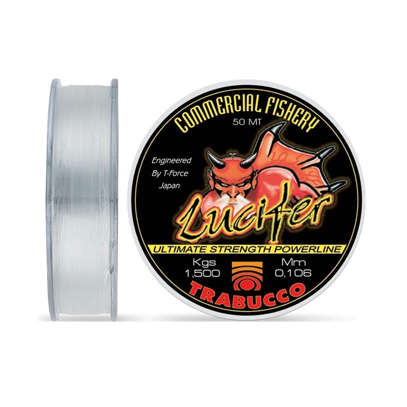 Fir monofilament Trabucco Lucifer, 0.16mm/3.8kg/50m