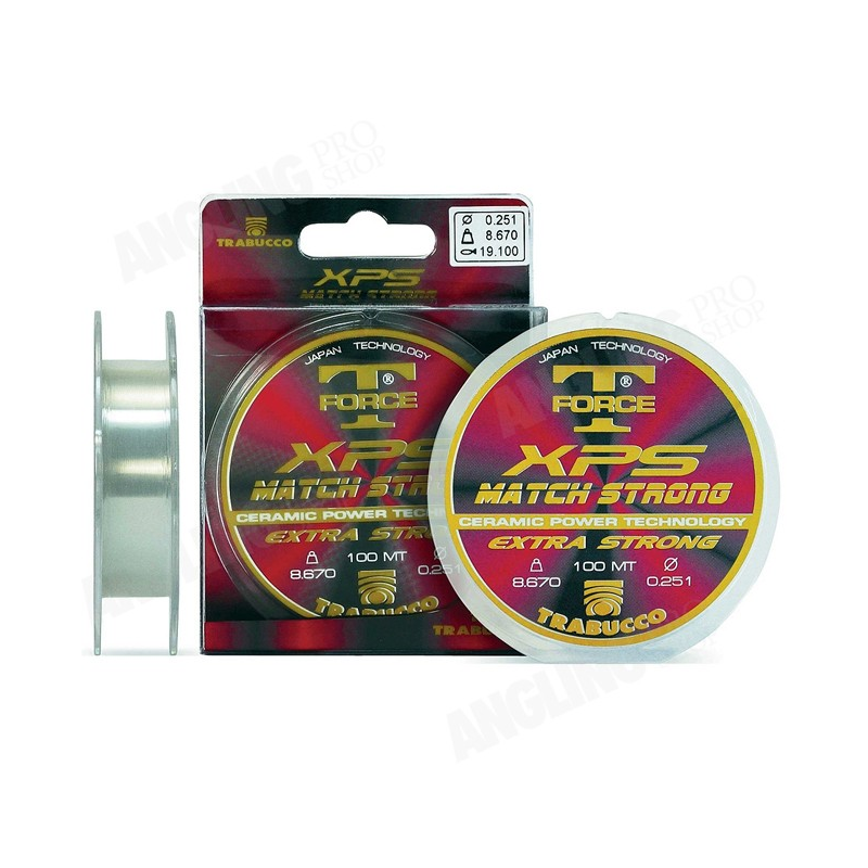 Fir monofilament Trabucco T-Force XPS Match Strong, 0.10mm/50m