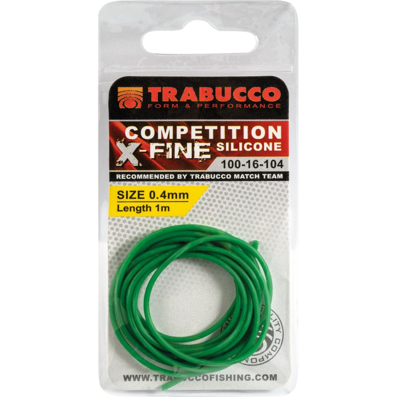 Varniş siliconic Trabucco Competition X-Fine Silicone, Verde, 0.4mm/1m