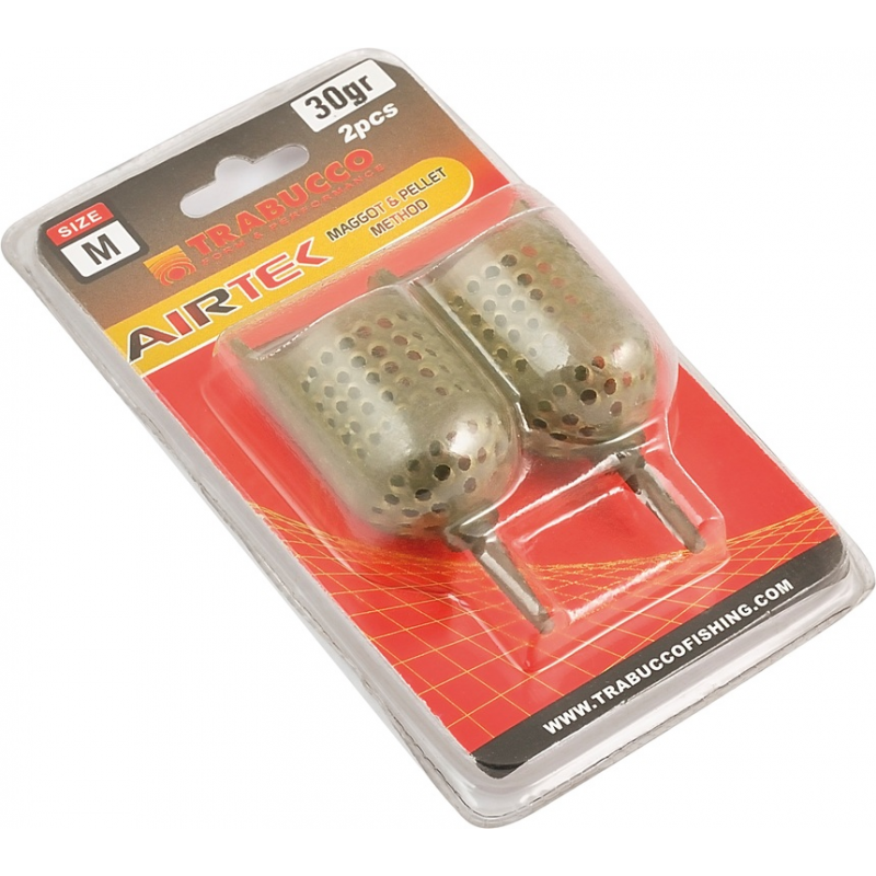 Coşuleţ Trabucco Airtek Maggot&Pellet Method, Medium, 30g, 2buc/blister
