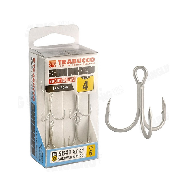 Ancore Trabucco Shinken ST-41, Argintiu, Nr.1, 4buc/plic