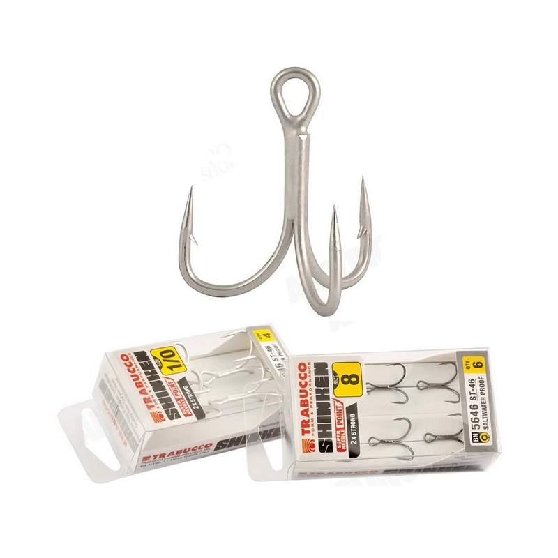 Ancore Trabucco Shinken ST-46, Argintiu, Nr.4, 6buc/plic