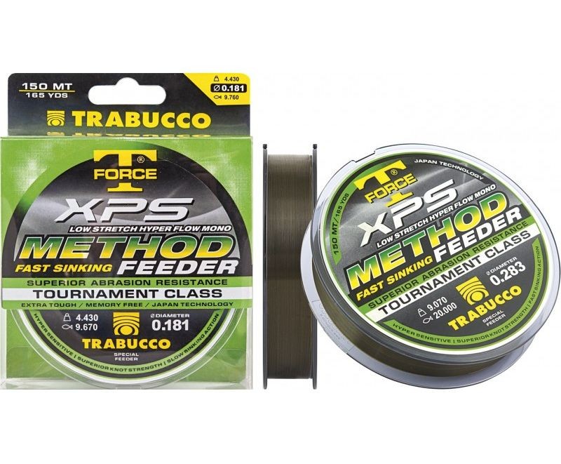 Fir monofilament Trabucco T-Force XPS Method Feeder, 0.20mm/150m