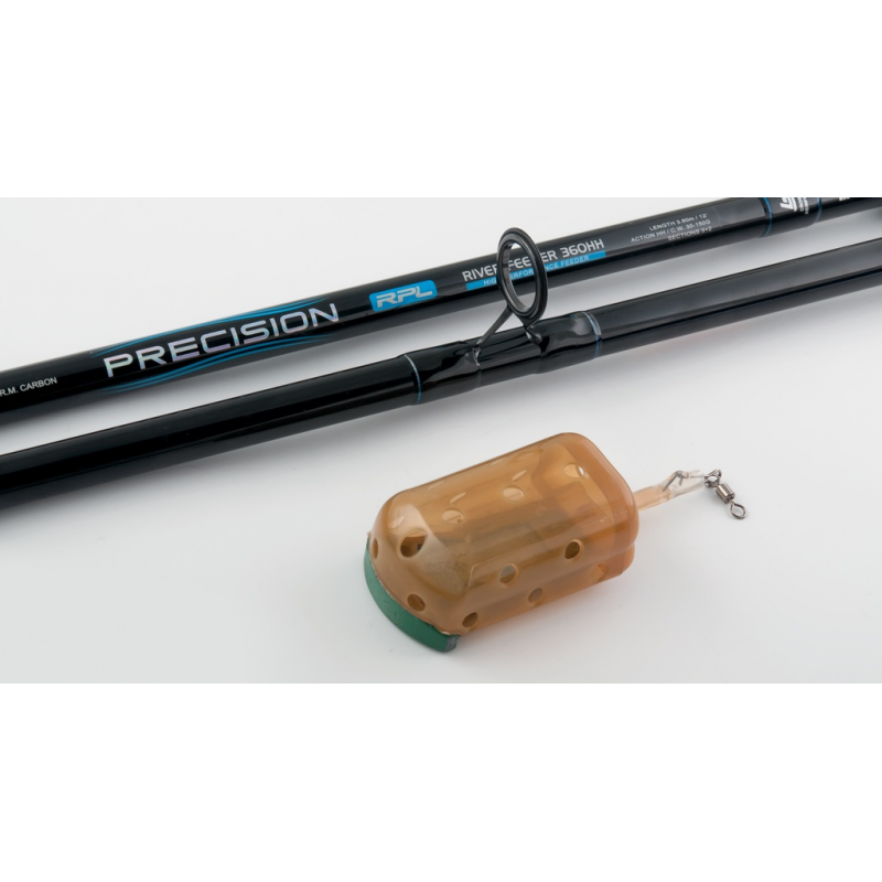 Lansetă Trabucco Precision RPL River Feeder 3.90m/150g, 3+2buc