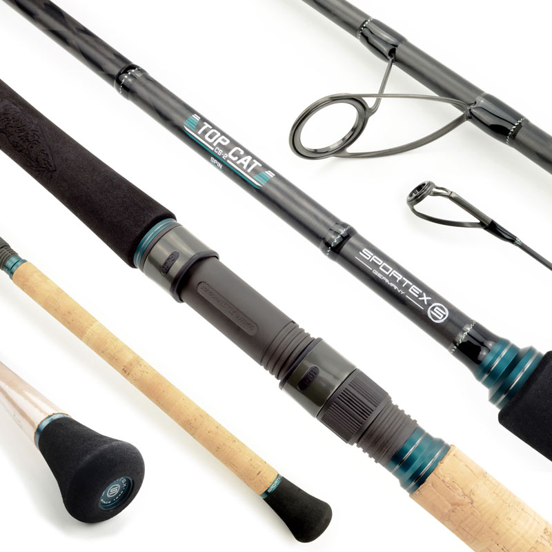 Lansetă Sportex Top Cat CS-2 Spin, 2.50m/60-140g, 2buc