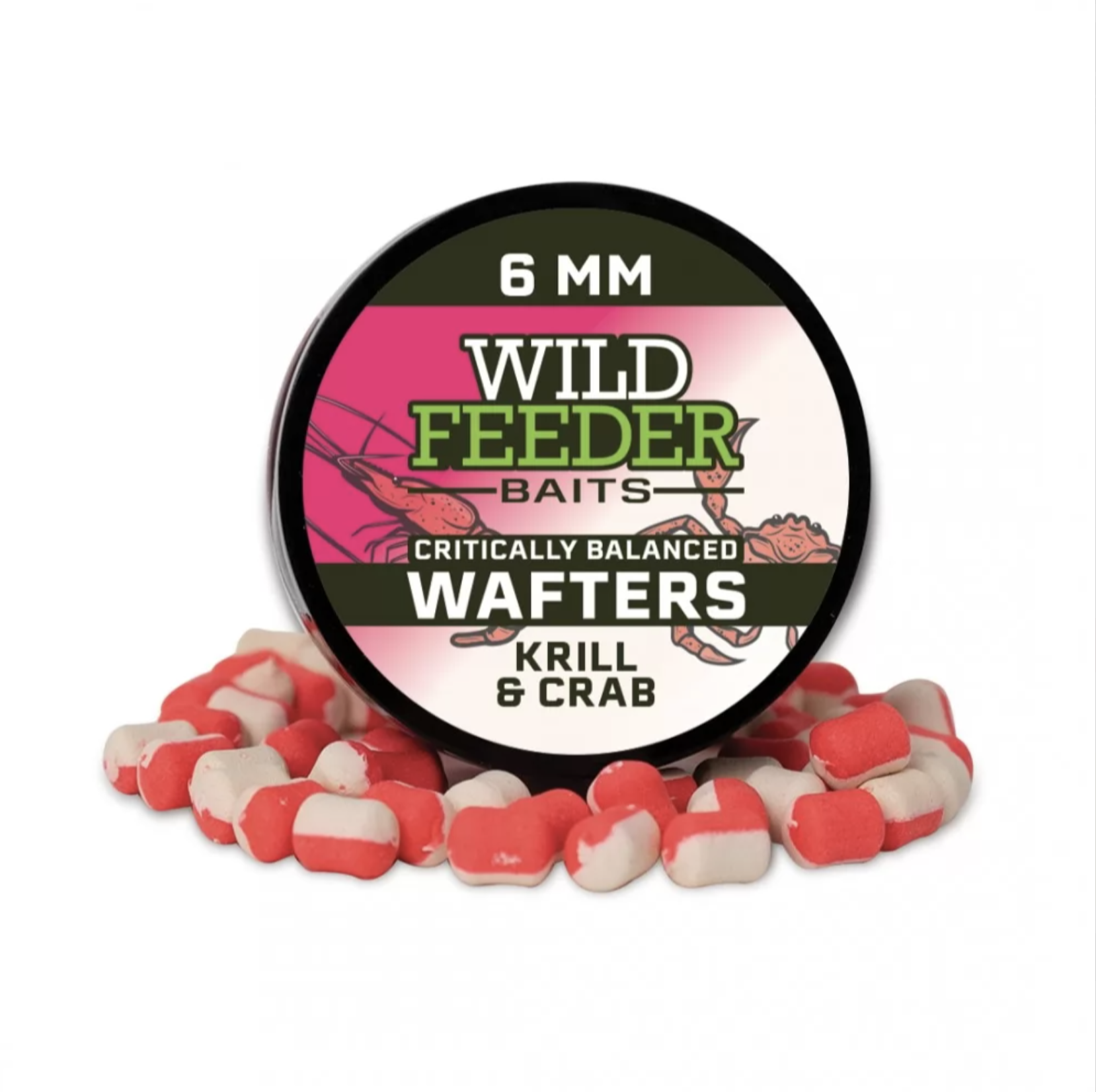 Wafters Wild Feeder Baits Wafters, Krill & Crab, 6mm