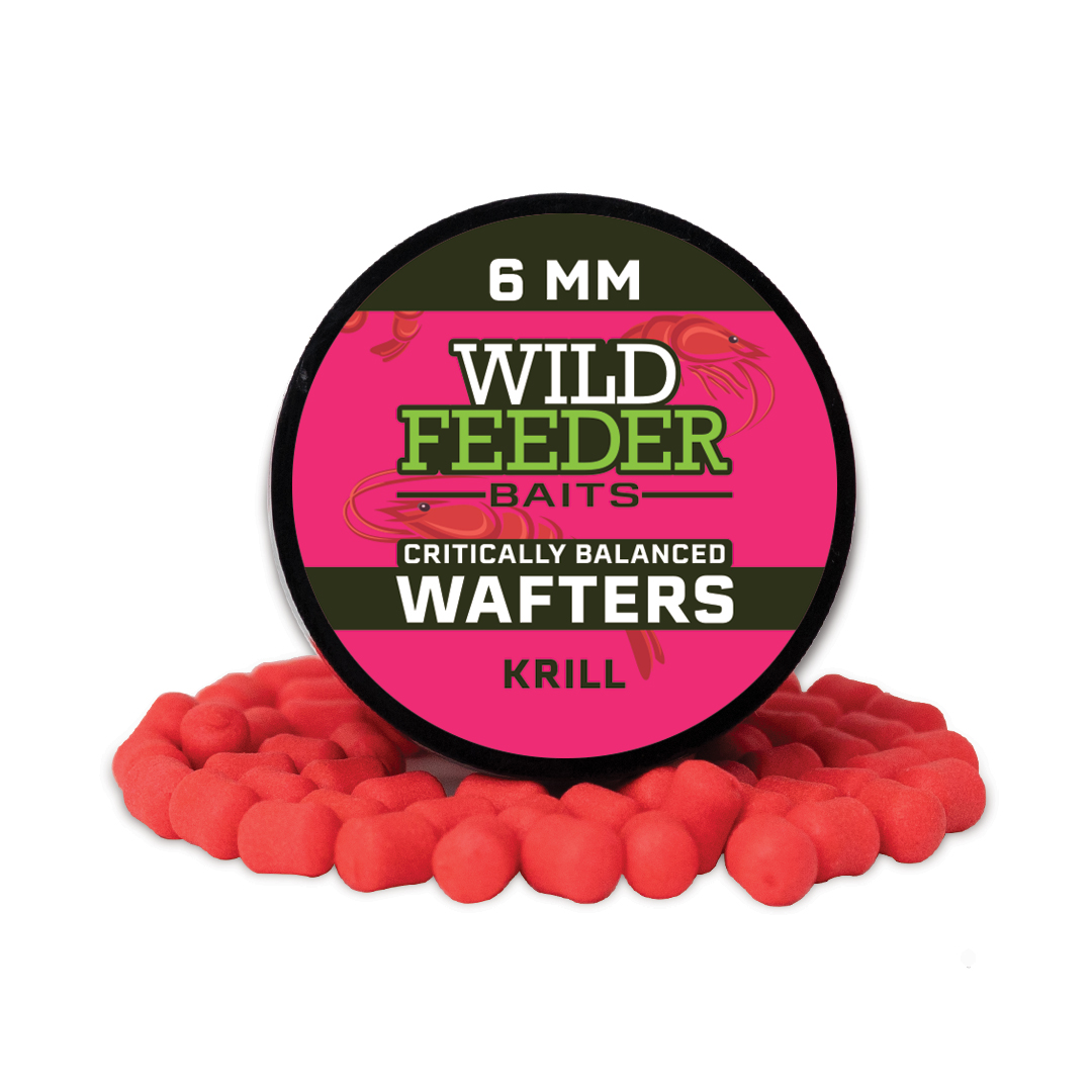 Wafters Wild Feeder Baits Wafters, Krill, 6mm