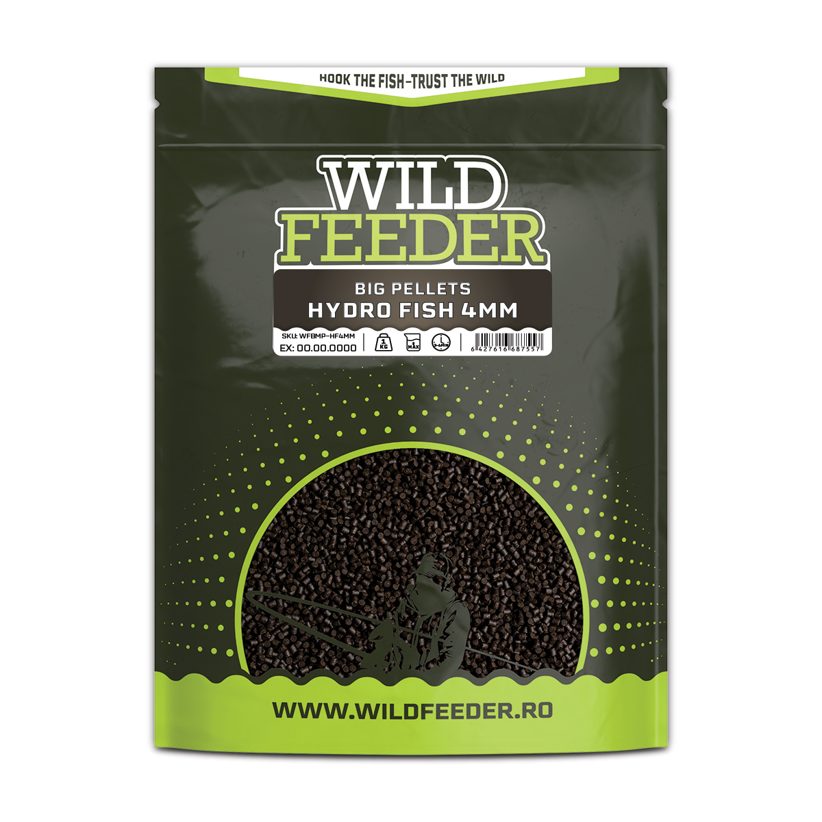 Pelete BigPellets Wild Feeder Baits Hydro Fish, 4mm, 1kg
