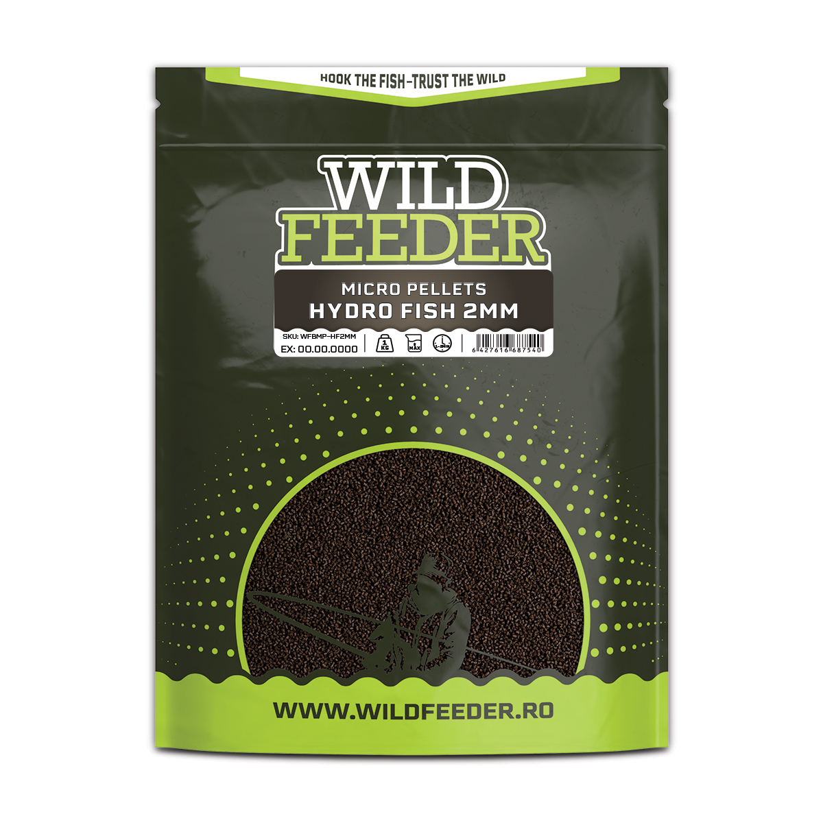 Pelete BigPellets Wild Feeder Baits Hydro Fish, 2mm, 1kg