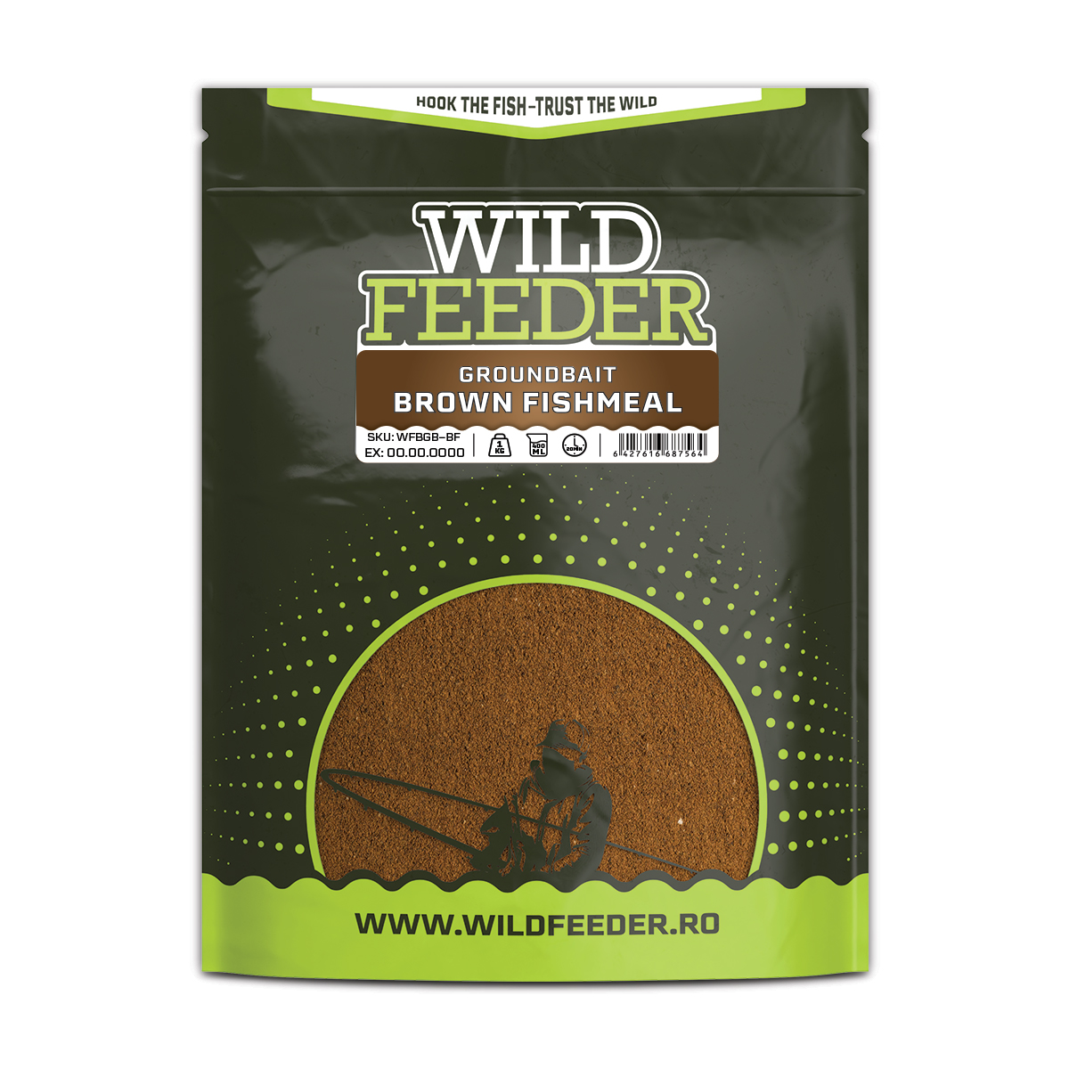 Nadă Wild Feeder Baits Brown Fishmeal, 1kg