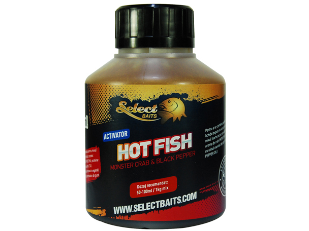 Activator Select Baits, Hot Fish, 250ml