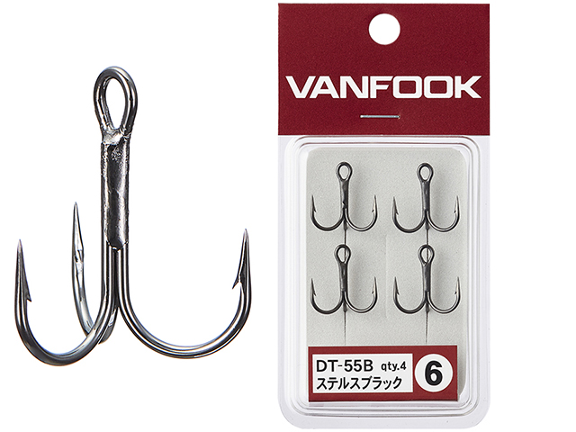 Ancore Vanfook DT-55B Treble Hook Short Shank Medium Heavy