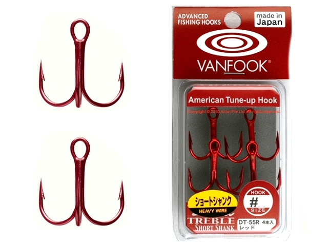 Ancore Vanfook DT-55R Treble Short Shank