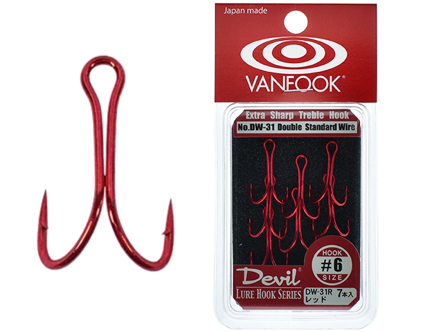 Ancore duble Vanfook DW-31R Red Devil Treble