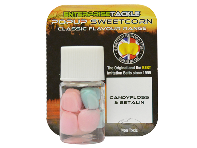 Enterprise Tackle Pop-up Sweetcorn Classic Candyfloss & Betalin