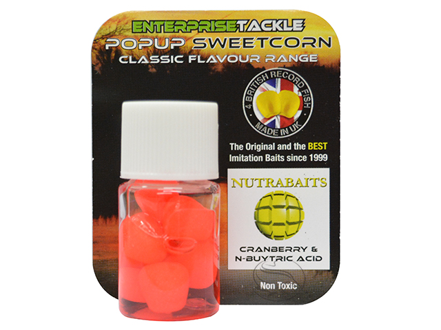 Enterprise Tackle Pop-up Sweetcorn Classic Cranberry and N-Butyric