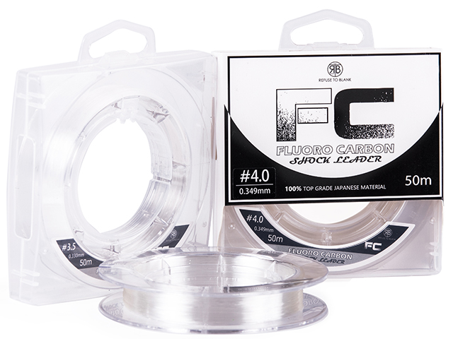 Fir fluorocarbon RTB FC FluoroCarbon Shockleader Clear, 0.158mm, 50m