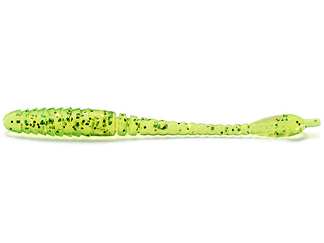 Grub FishUp ARW Worm 2", 026 Flo Chartreuse Green, 5.5cm, 12buc/plic