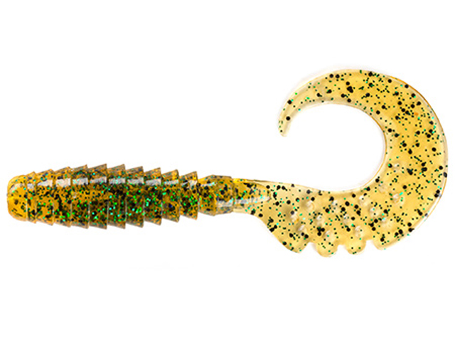 FishUp Fancy Grub 5cm #036 Caramel Green & Black
