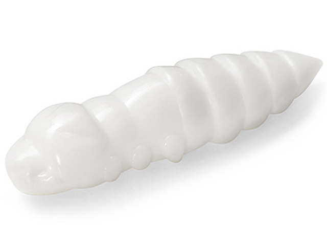 Larve FishUp Trout Series Pupa Cheese, Culoare 009 White, 2.2cm, 12buc/plic