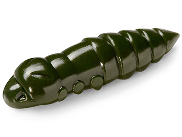 Larve FishUp Trout Series Pupa Cheese, Culoare 110 Dark Olive, 3.8cm, 8buc/plic