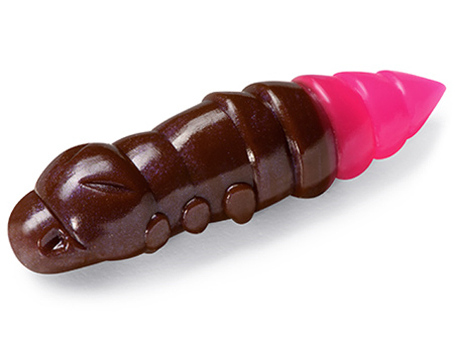 Larve FishUp Trout Series Pupa Cheese, Culoare 139 Earthworm Hot Pink, 3.8cm, 8buc/plic