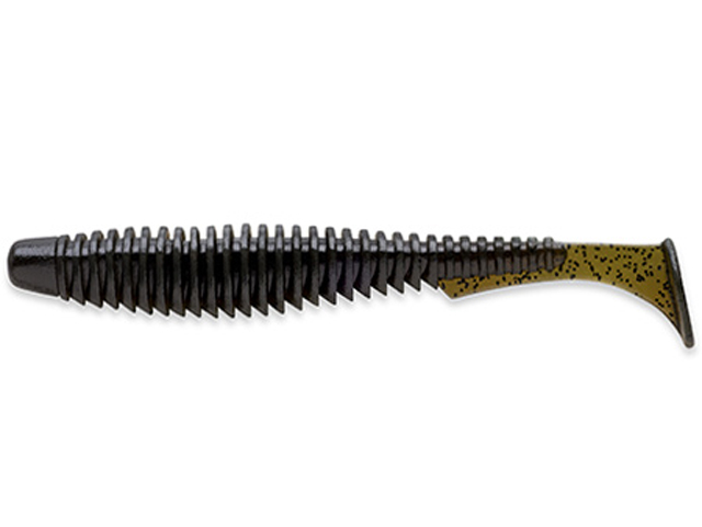 Shad FishUp U-Shad 2", Culoare 043 Watermelon Brown Black, 5cm, 10buc/plic