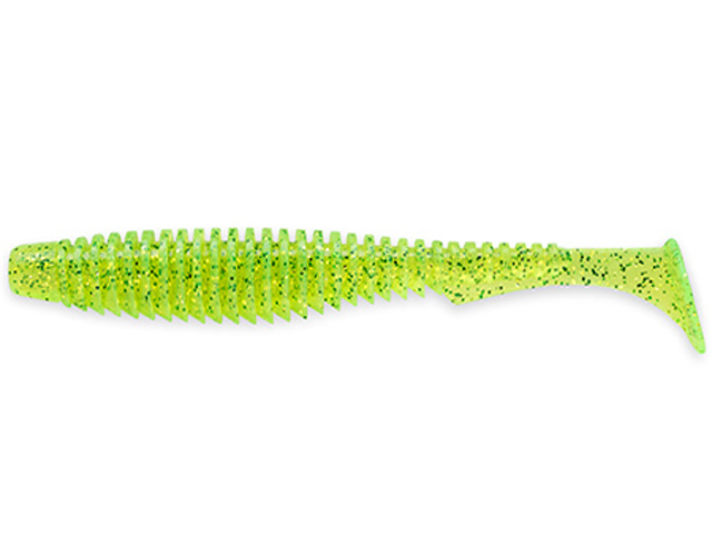Shad FishUp U-Shad 3.5", Culoare 026 Flo Chartreuse Green, 9cm, 8buc/plic