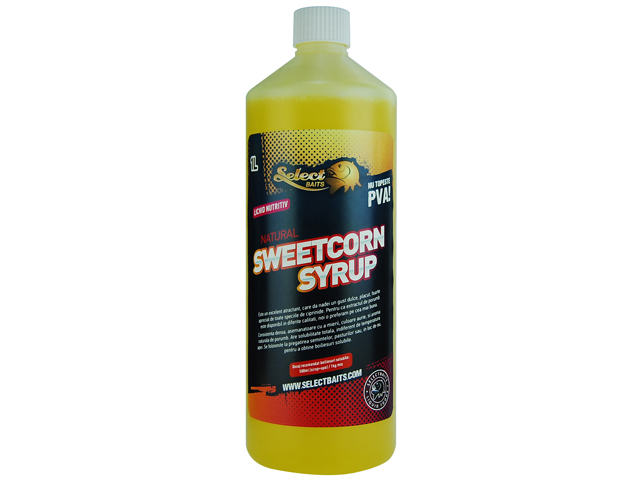 Lichid nutritiv Select Baits Natural Sweetcorn Syrup, 1L