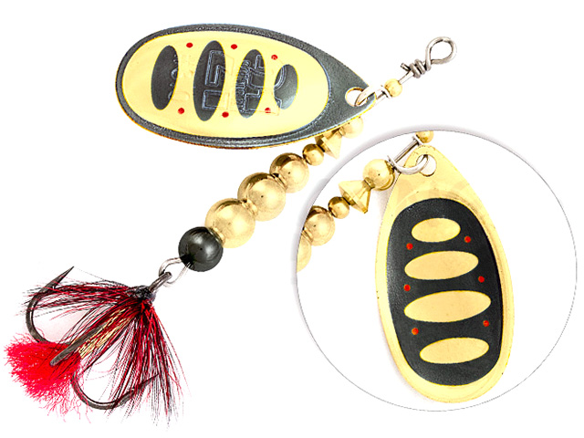 Lingurita rotativa Pontoon21 Ball Concept Spinner 2 4.5g B04-001