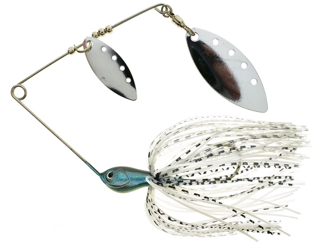 Spinnerbait RTB Dual Blade Spinnerbait 16g, Silver Black Glitter