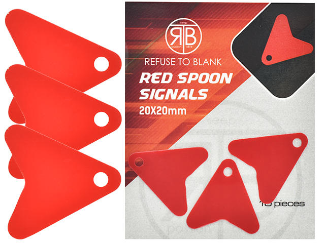 Inimioare/Semnalizatoare RTB Red Spoon Signals, 10buc/plic