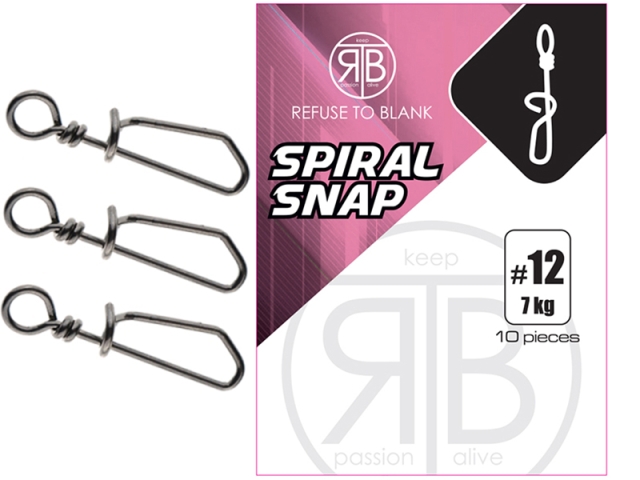 Agrafă RTB Spiral Snap, #10, 10buc/plic