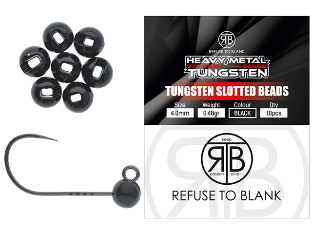 Lest RTB Tungsten Beads Black, 1.18g/5.5mm, 10buc/plic