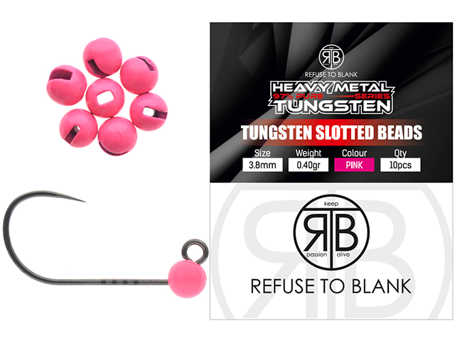 Lest RTB Tungsten Beads Pink, 0.20g/3mm, 10buc/plic