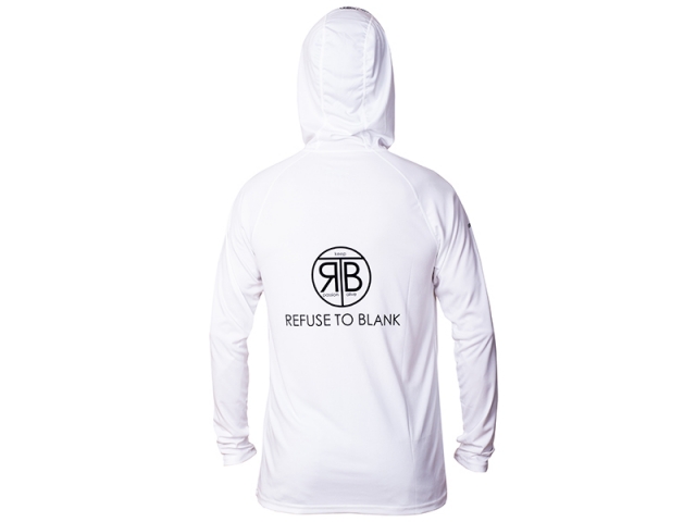 Bluză RTB UV Long Sleeve Hoodie UPF 50+ Bright White, Medium