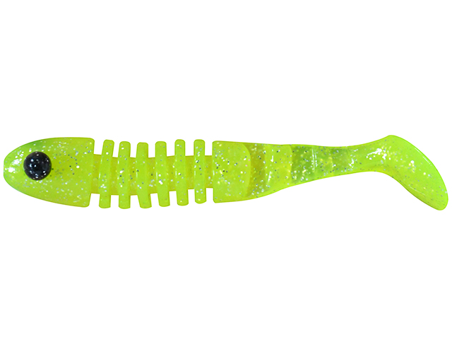 Shad Delalande Skeleton 11cm Chartreuse, 1buc